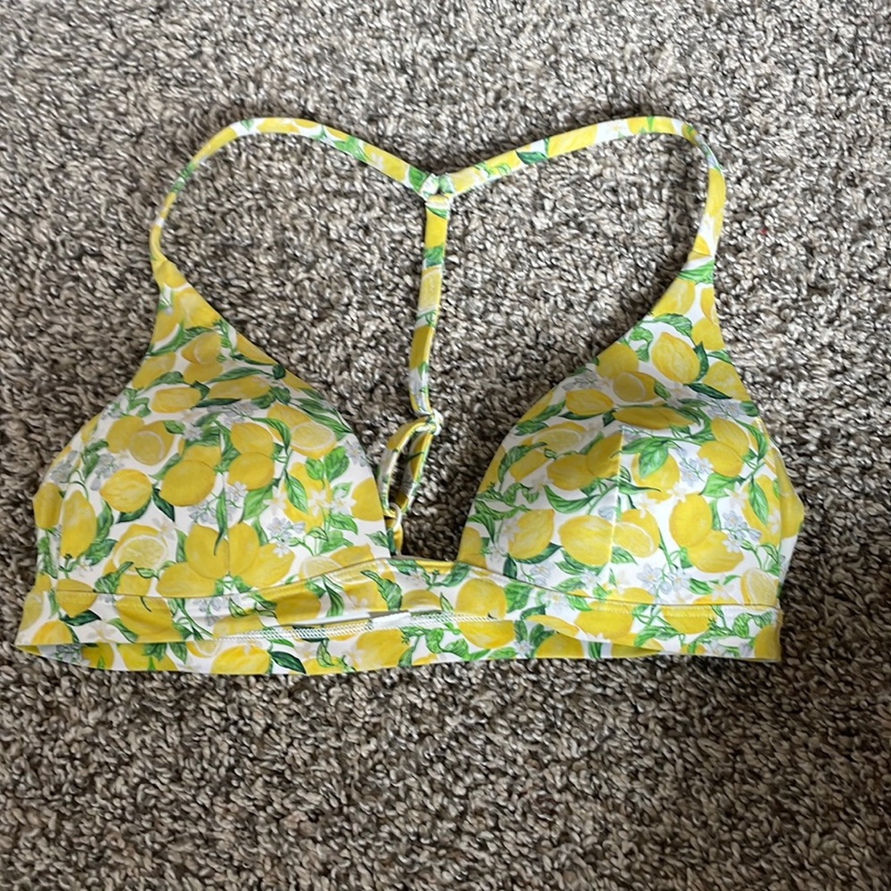 Lululemon lemon bathing suit top